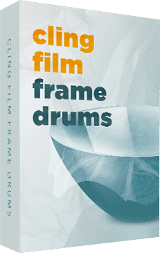 Cling Film Frame Drums