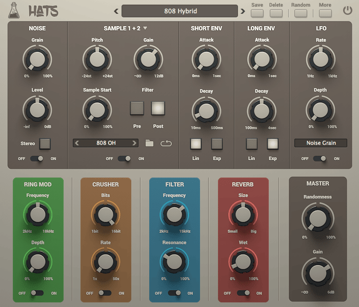 60% off “Hats” Plugin (VST/AU/AAX) by Audiothing
