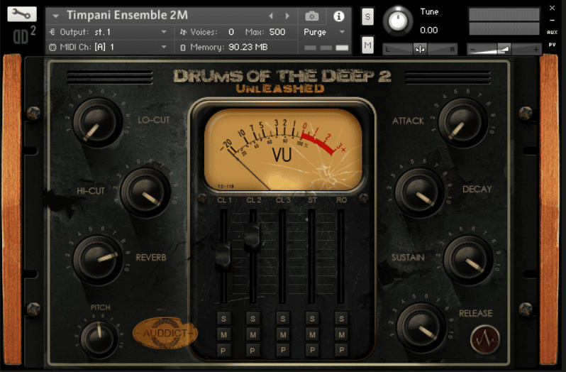 drums of the deep 2 gui