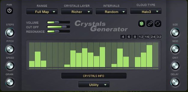 Abstrung GUI crystals