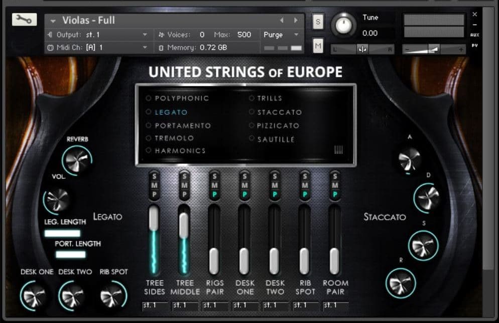United Strings of Europe Violas