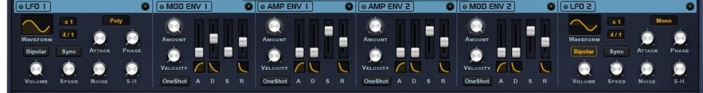 Synthmaster One lfo amp modulation