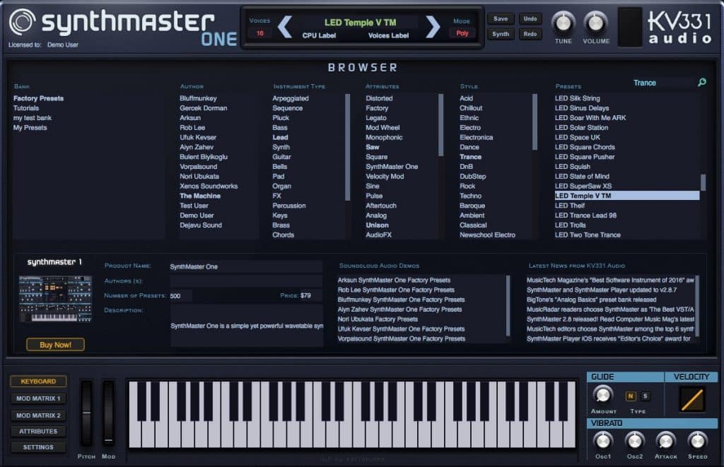 synthmaster one browser