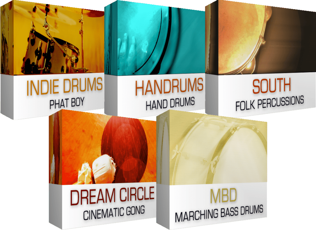 drums percussion bundle dream audio tools