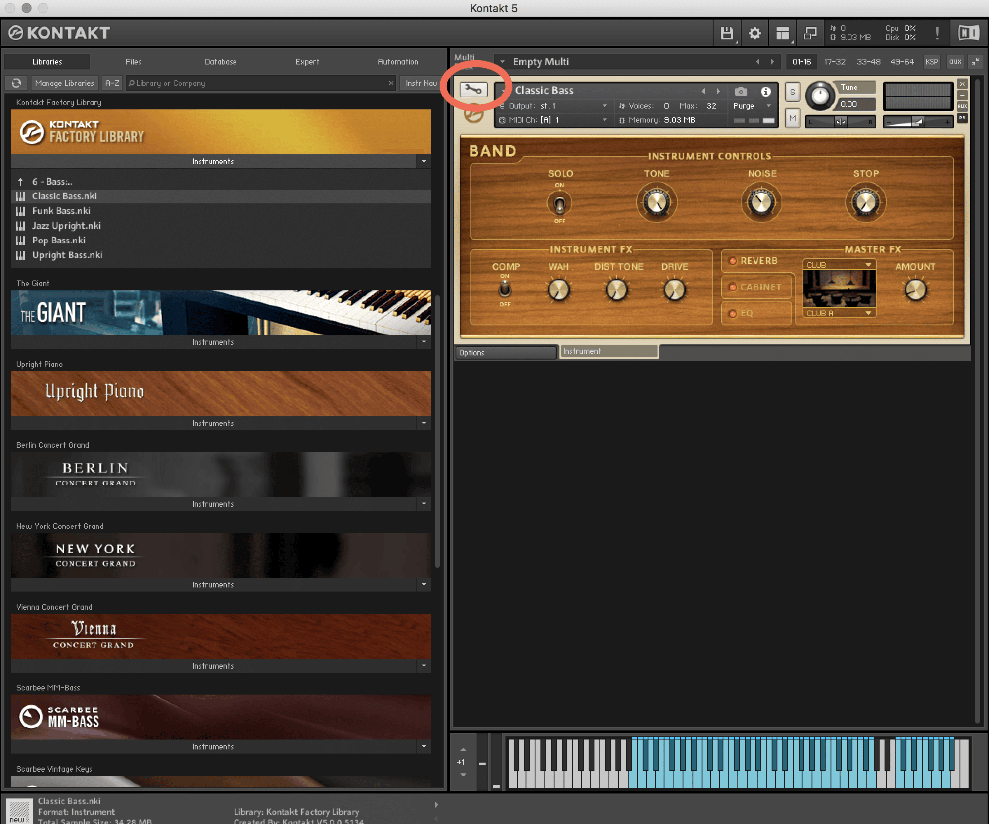 i have to add library first kontakt 5
