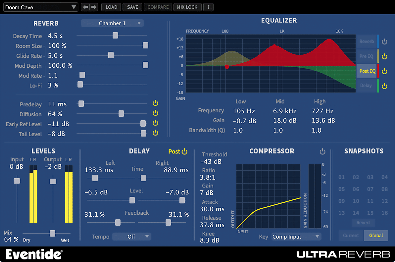 75% off “UltraReverb” by Eventide