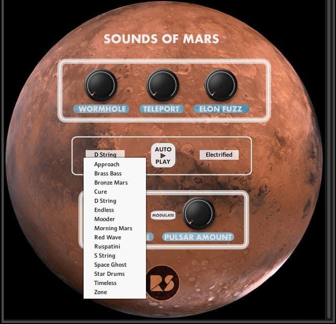 Rast Sound Mars GUI1