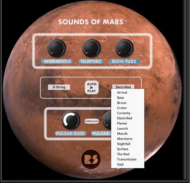 Rast Sound Mars GUI2