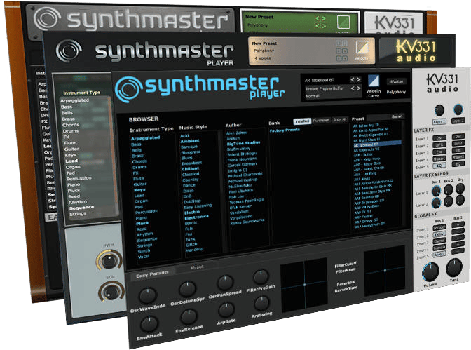 KV331 synthmaster player angled n