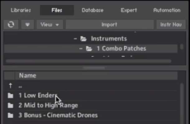 hidden path audio TRANZFORM combo patches browser