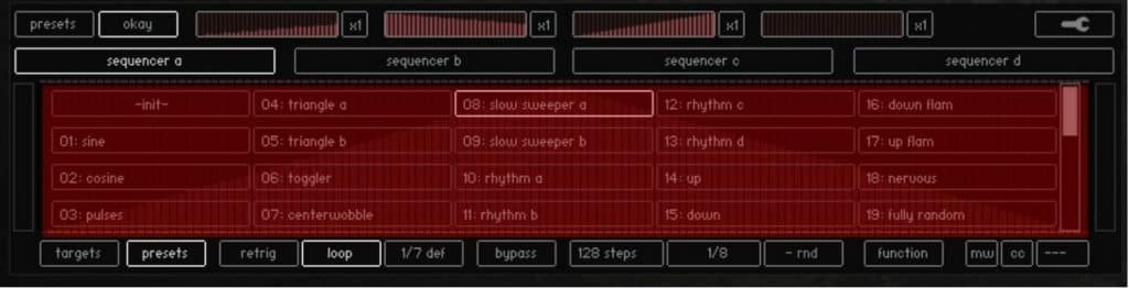 rigid audio atheos sequencer presets