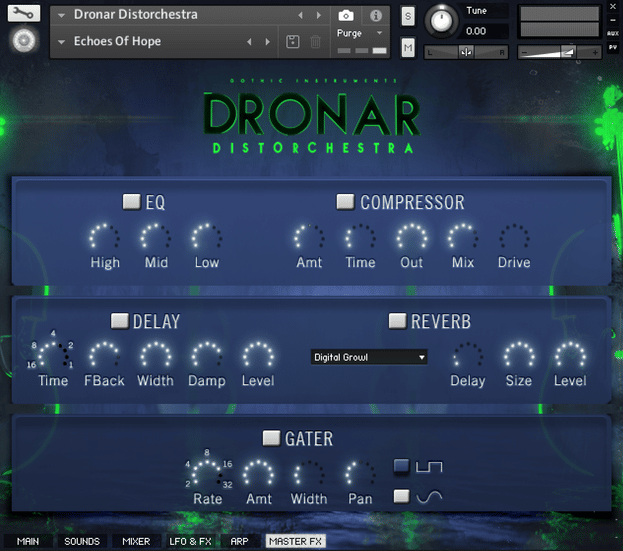 DRONAR Distorchestra   Master FX Page 650x