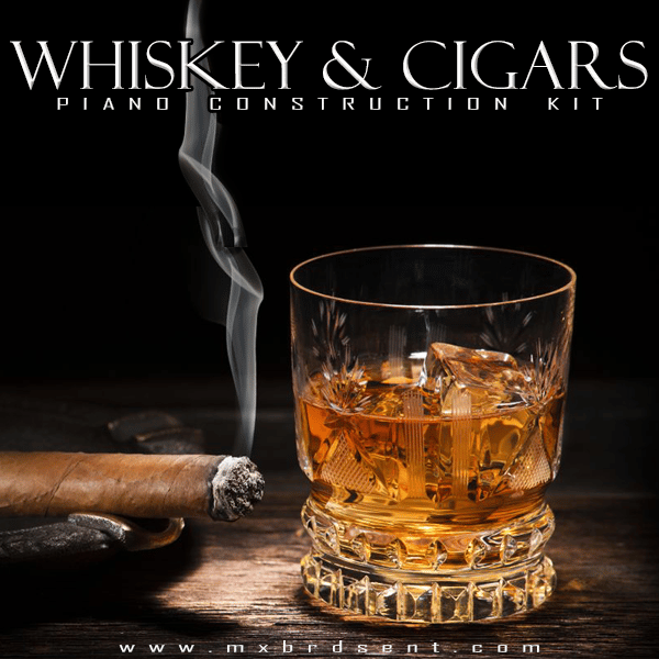 Whiskey and Cigars Piano Construction Kit