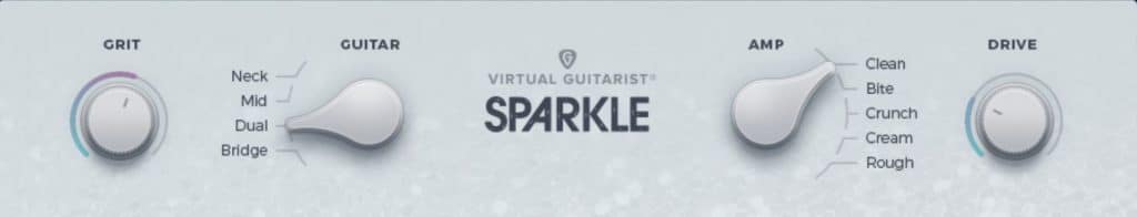 virtual guitarist sparkle guitar amp section