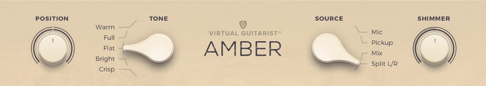 virtual guitarist amber controls