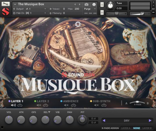 Soundiron Musique Box GUI