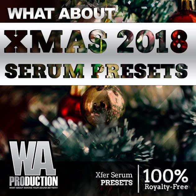 WA Production Christmas 2018 Serum Presets Cover