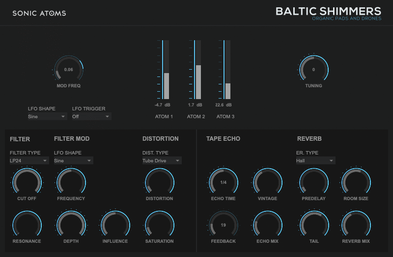 Sonic Atoms Baltic Shimmers  Halion Pads