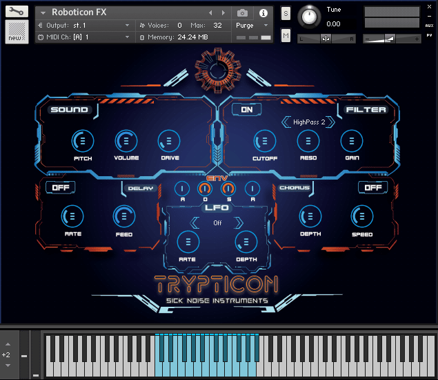 Sick Noise Instruments Trypticon GUI