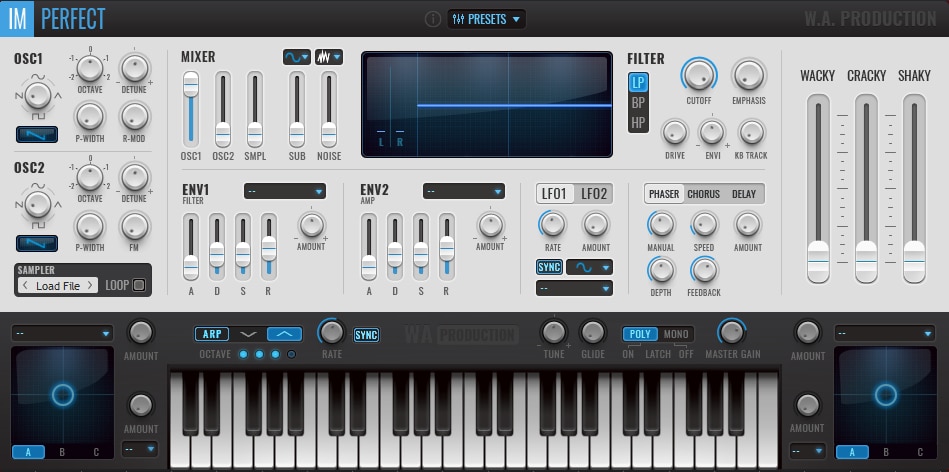 WA Production Imperfect Synth GUI