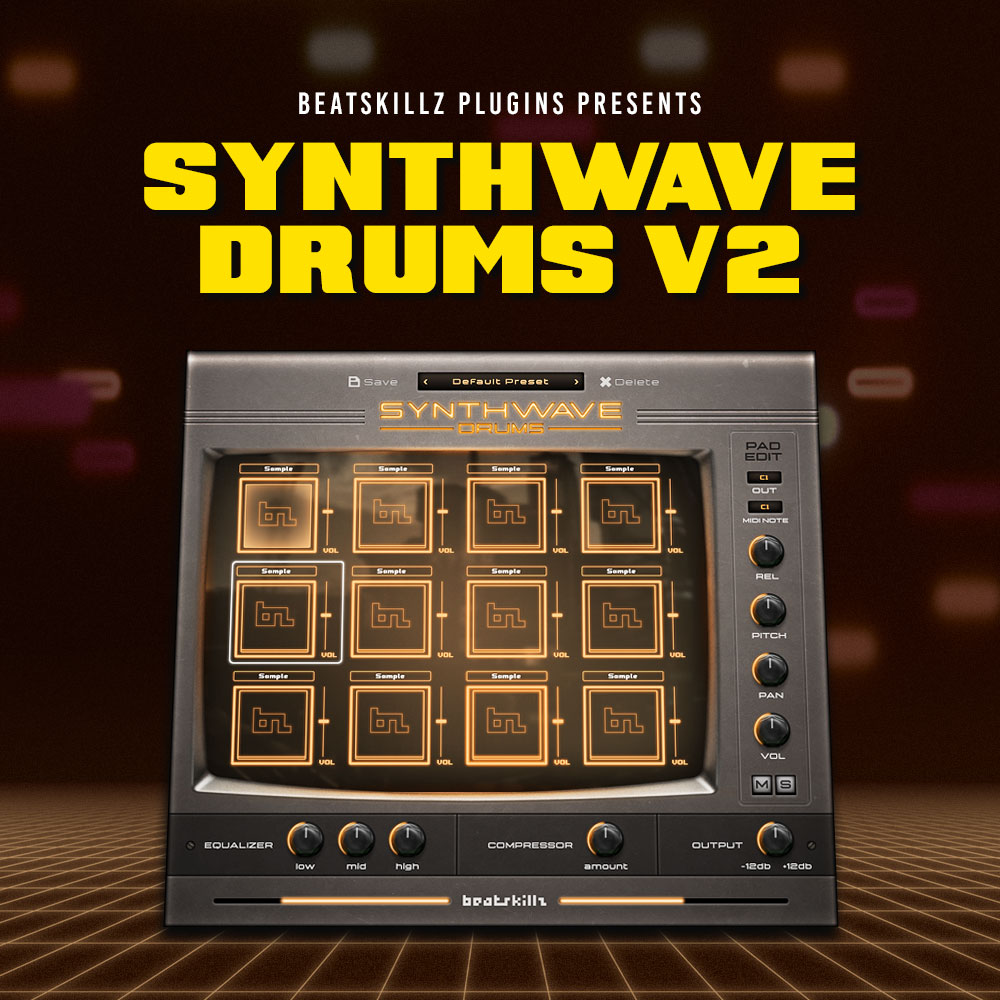 76% off “Synthwave Drums V2” by Beatskillz