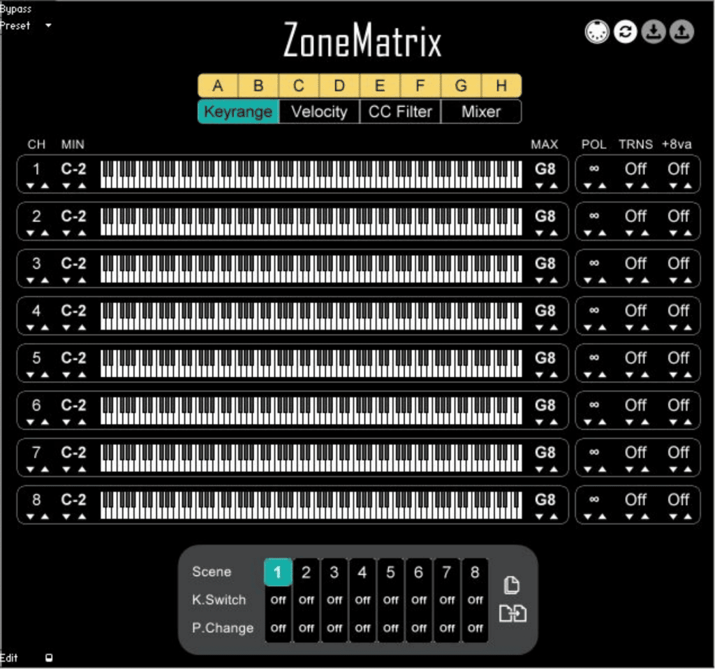ZoneMatrix GUI Main