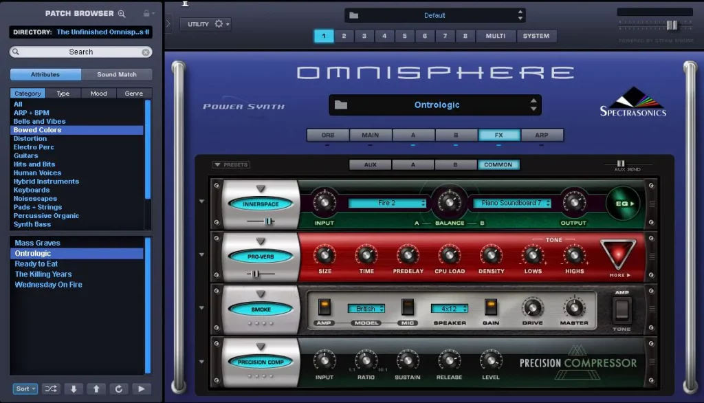 The Unfinished Omnisphere Colossus II GUi