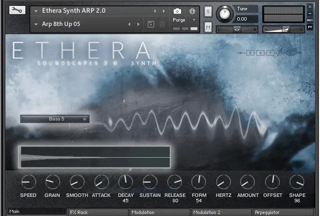 Zero G Ethera Soundscapes GUI Main3
