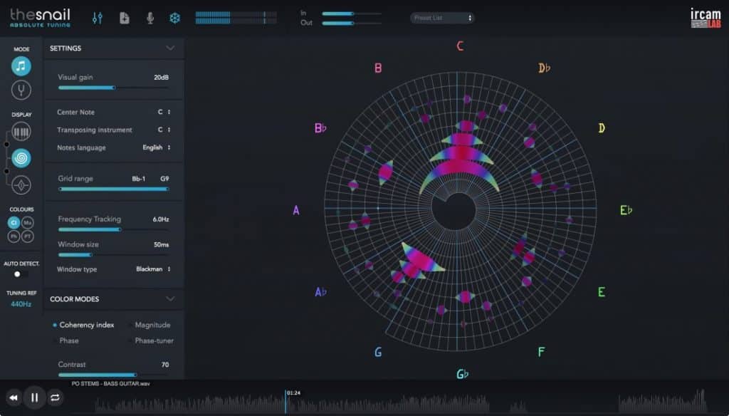 ircam labs the snail gui