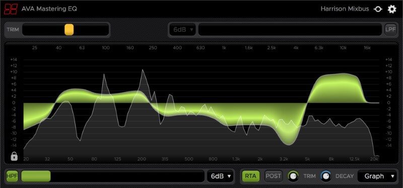 90% off “AVA Mastering EQ” by Harrison Consoles