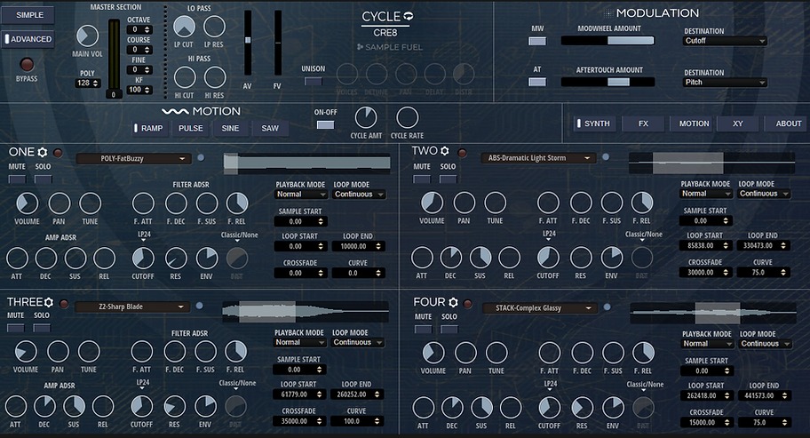 CYCLE Advanced Synth PAGE PNG