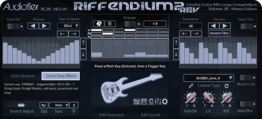 riffendium2 GUI Step Editors edit