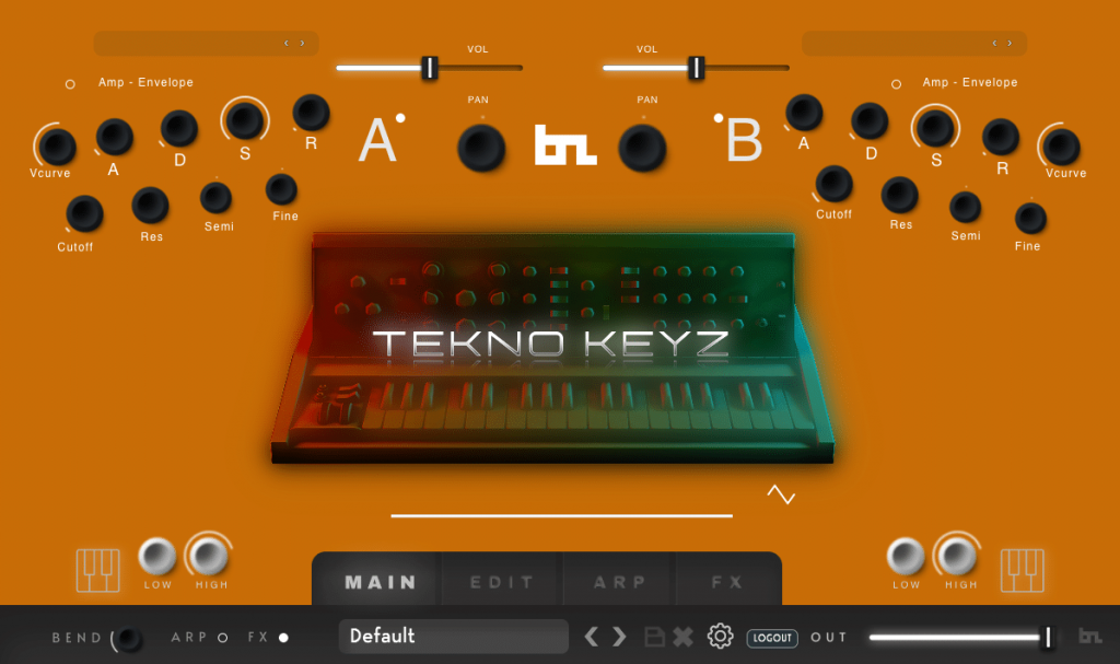 Beat Skillz Tekno Keyz GUI Main