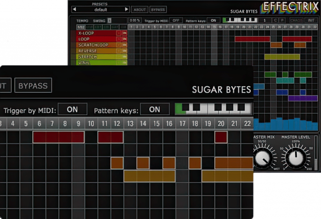Sugarbytes Effecttrix GUI sequencer