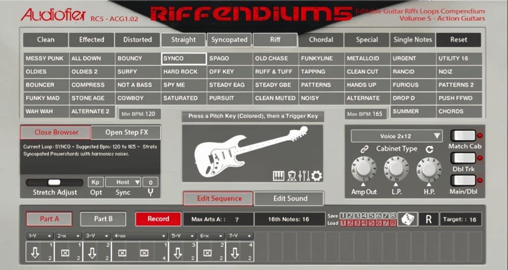 Audiofier Riffendium 5 GUI 1