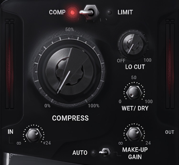 Tone Empire OptoRED GUI Compression Section