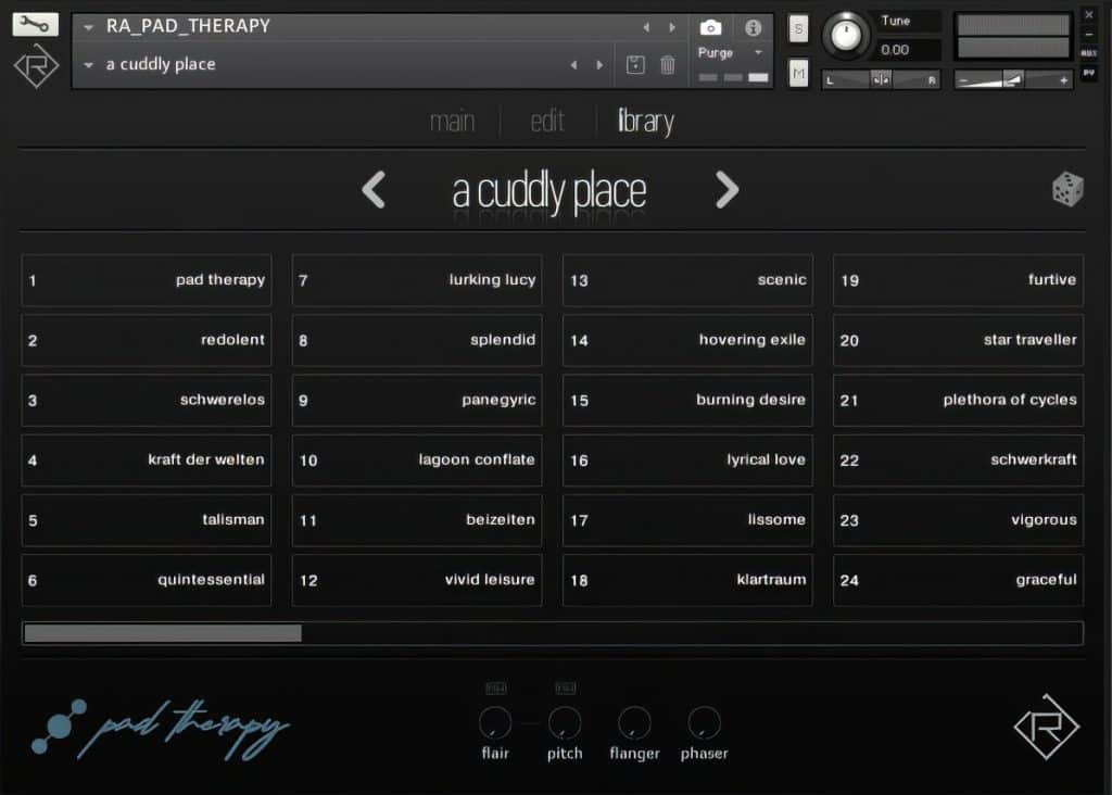 Rigid Audio Pad Therapy GUI Library