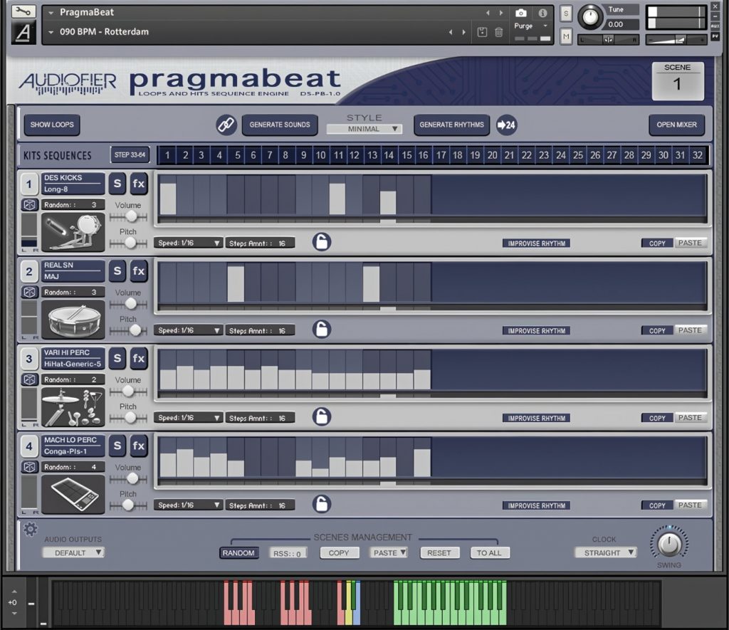 Audiofier Pragmabeat GUI