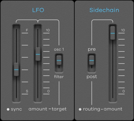 Baby+Audio+BA 1+Synth+Plugin GUI LFO Sidechain