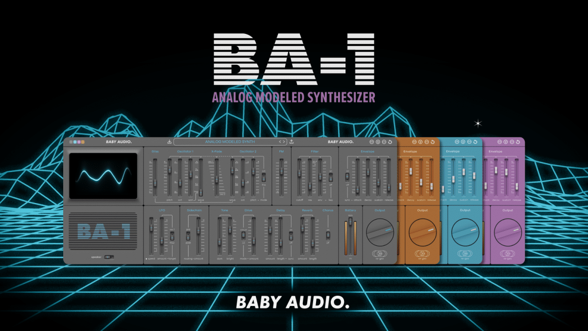 30% off “BA-1 Synthesizer Plugin” by Baby Audio